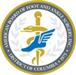 Logo Recognizing Omaha Foot and Ankle Specialists's affiliation with American Board of Foot and Ankle Surgery